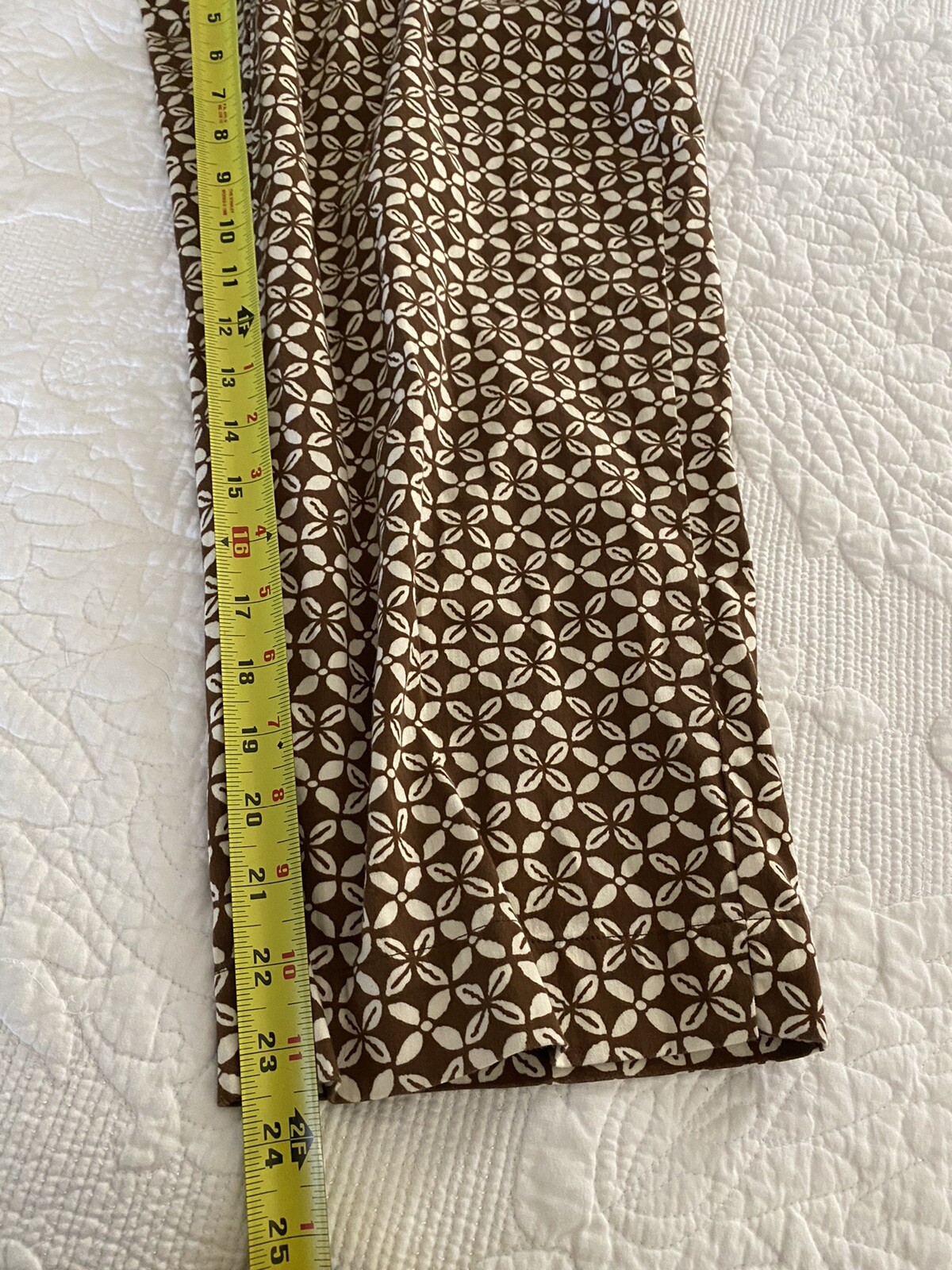 Talbots Stretch Flat Front Capri Pants Women's Si… - image 4