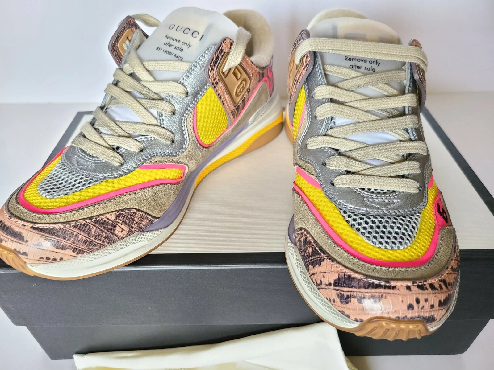 Baskets Gucci Ultrapace femme neuves authentiques 37,os / US 7,5