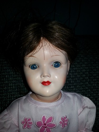 Puppe Emaso Nr. 40, Schlafaugen und Echthaar - Bild 2 von 7