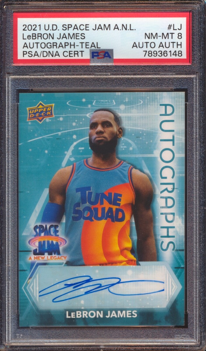 2021 Upper Deck Spece Jam 【LeBron James】 2021 UPPER DECK SPACE JAM LEBRON JAMES TEAL SSP AUTO