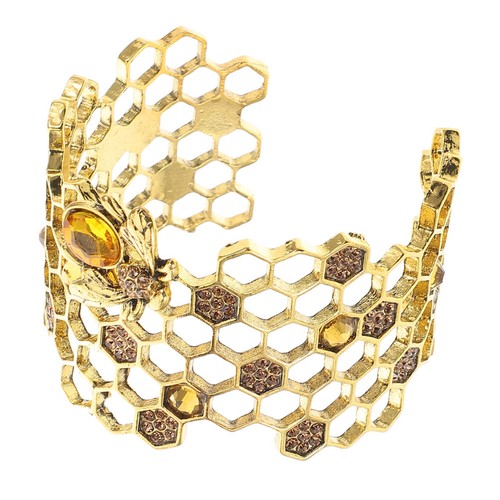Bee Bracelet for Women Bracelets Bees Honeycomb Miss Jewelry - Picture 2 of 12