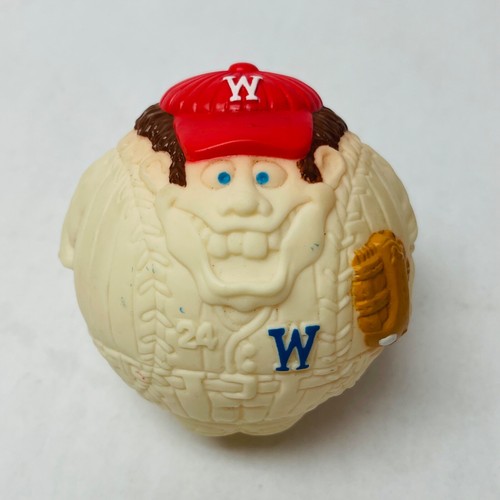 Vintage Wendy's Baseballspieler Ballspielzeug 1995 Kinder Mahlzeit Spielzeug 1990er Jahre BIN 28 - Bild 6 von 10
