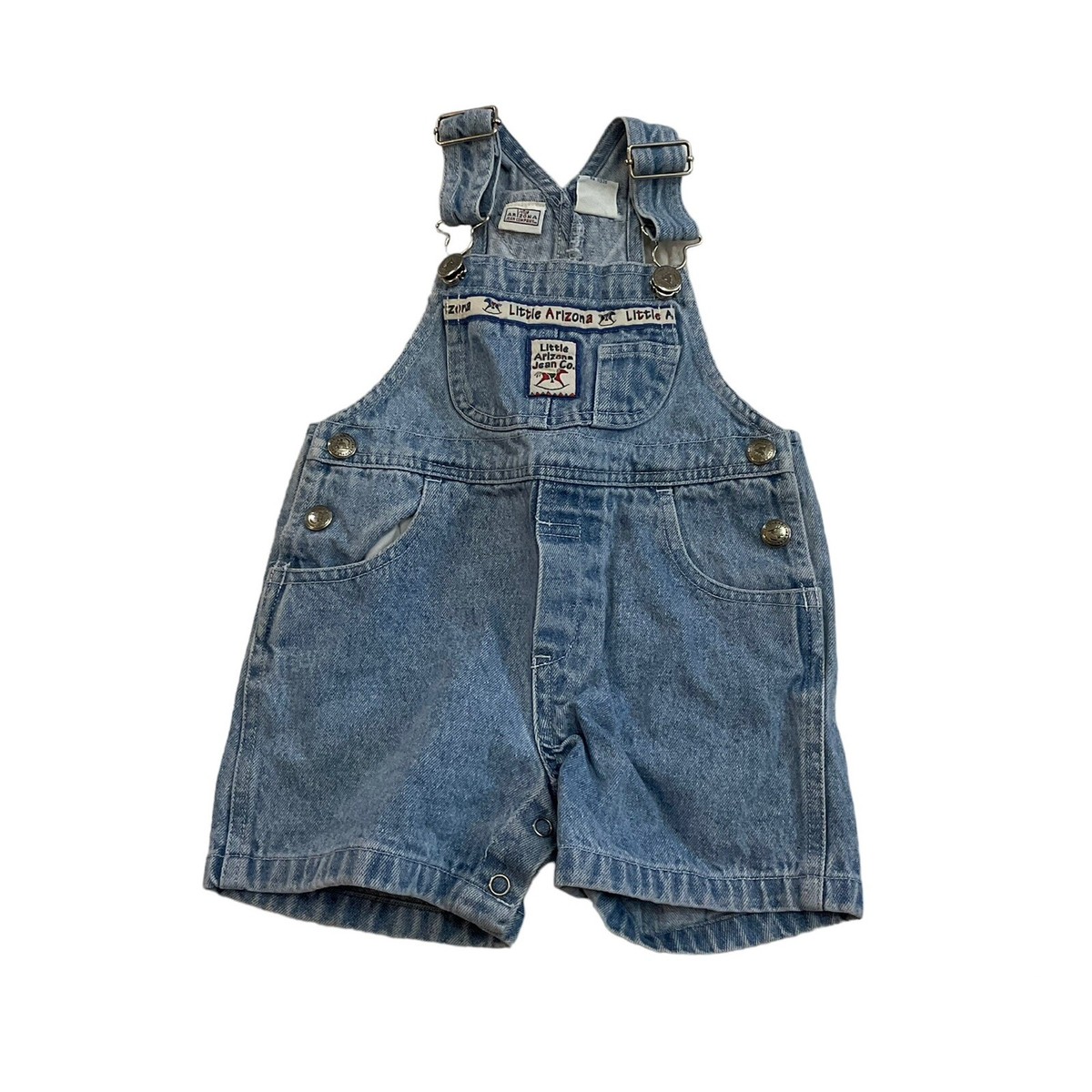 Vintage Little Arizona Jean Co. Size 12 Month Overalls Blue Denim