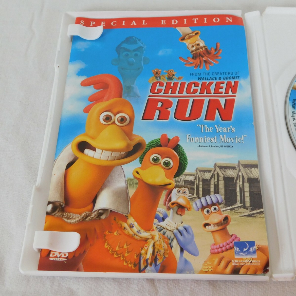 Chicken Run Special Edition DVD 2000 Widescreen Mel Gibson Miranda