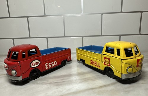 Vintage Made In Japan VW780 Shell Esso Tin Litho Toy