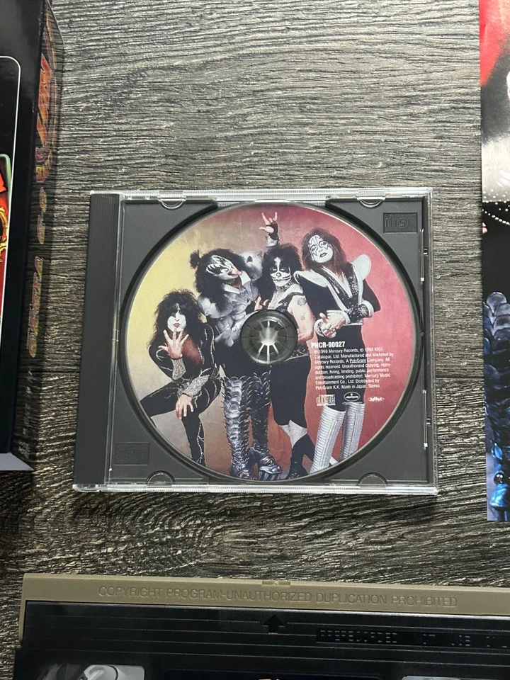 KISS CD VHS Video Box Set Psycho Circus WE ARE ONE Japan Japanese Vintage Kiss - Image 4 of 4