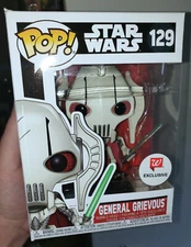 Funko Pop! Star Wars General Grievous #129  Walgreens Exclusive W/Protector