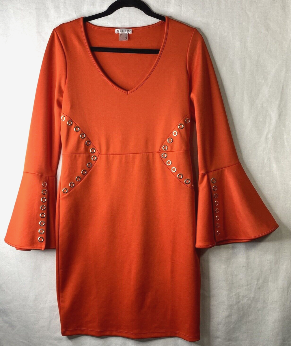 orange hippie dress Sunrise Glow Summer Patchwork Hippie Dress-S/M in Cotton by TLB