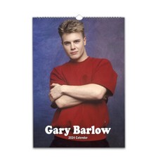 Gary Barlow Young 80s,90s calendar 2027/28 personalised Choose Start