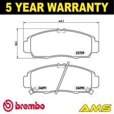 Fits Honda Civic 2000-2016 FR-V 2005- Brake Pads Set Front Brembo