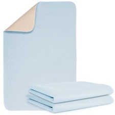2 Packs Reusable Incontinence Bed Pad 36X41 Inch Washable Pee Pads Waterproof...