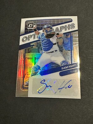 2022 DONRUSS OPTIC SAM HUFF OPTI-GRAPHS BASE AUTO #OG-SH - Rangers - FREE SHIP