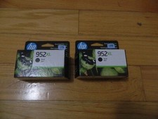 2025 GENUINE LOT 2 HP 952XL Large Black Cartridges PRO 8210 8720 8740 NEW SEALED