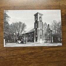 Carte postale publicitaire Decorah PREMIÈRE ÉGLISE MÉTHODISTE UNIED église Winneshiek Iowa !
