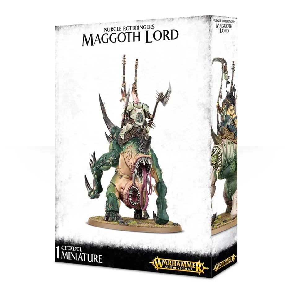 GAMES WORKSHOP Maggoth Lord Orghotts Daemonspew Lords of Nurgle Warhammer Age of Sigmar (D)
