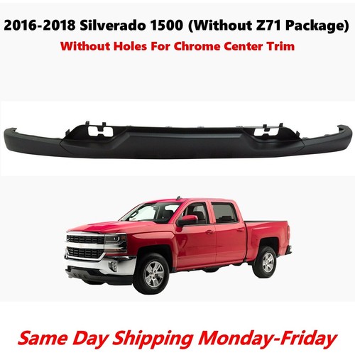 Front Bumper Valance Fits 20162018 Silverado 1500 WITH Tow Hooks W/O