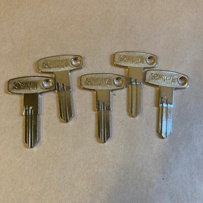 5x SILCA YH23R UNCUT BLANK VINTAGE CAR AUTOMOTIVE KEY NEW OLD STOCK