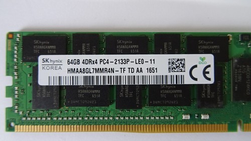 Genuine Lenovo 64GB 4DRx4 DDR4 PC4-2133P 288-Pin Server Memory 95Y4814 95Y4812 - Photo 2/3