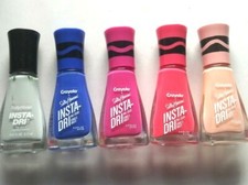 Sally Hansen INSTA-DRI Fast Dry Nail Color Polish Manicure Pedicure Variety