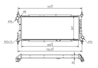 Hart KüHler WasserküHler Passend FüR Opel Combo Corsa B 71 1.7 D 73 78 79 1.5 TD