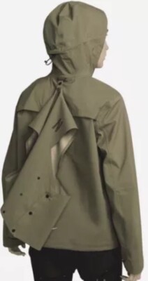 Nike Storm Fit Run Division Hooded Jacket Women Large Olive DV1247 