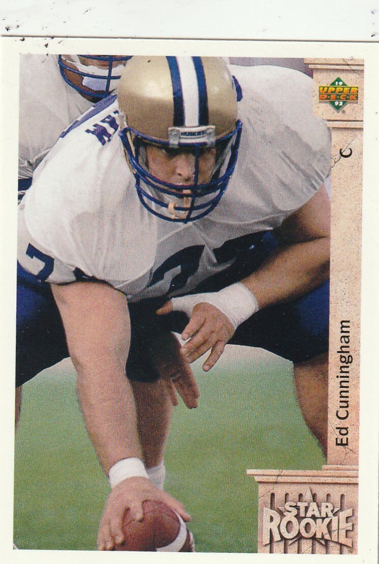 FREE SHIPPING-MINT-1992 Upper Deck Ed Cunningham #8 CARDINALS PLUS BONUS CARDS