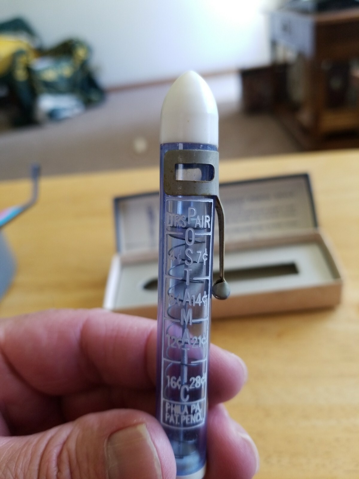 Vintage Postamatic Postal Scale the pocket postal scale eBay