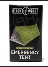NEW Ready Hour  Army Green Emergency Tent