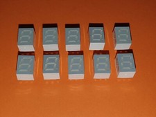 10x 7-Segment LED Anzeige 7mm rot gemeinsame Anode