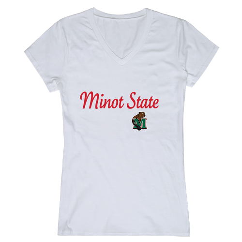 Minot State Beavers NCAA Script Tee Womens T-Shirt