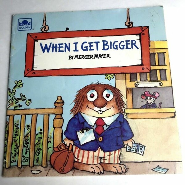 1983 Golden When I Get Bigger by Mercer Mayer Children's Book for sale