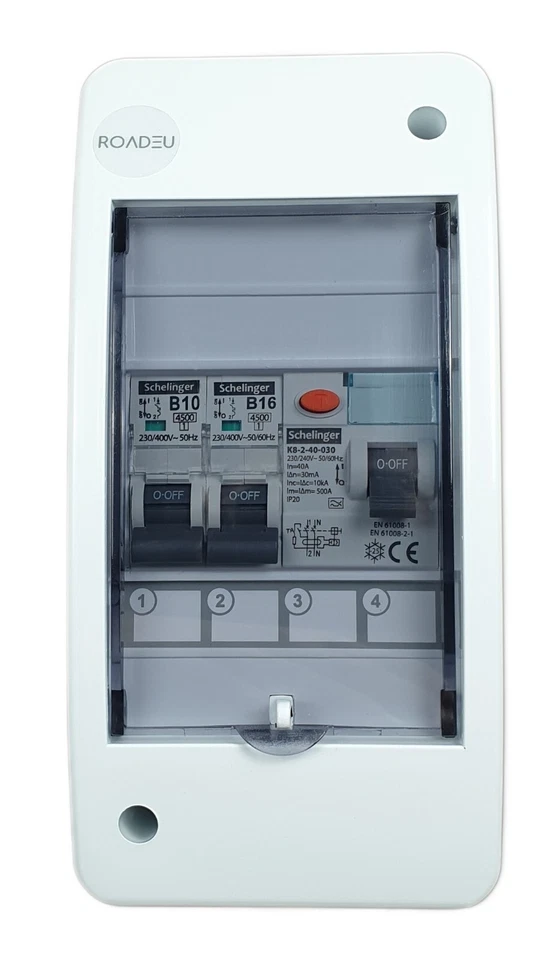 Leitungsschutzschalter, Sicherungskasten, Fi Schutzschalter 40A, B16 B10, 230V - Bild 2 von 4