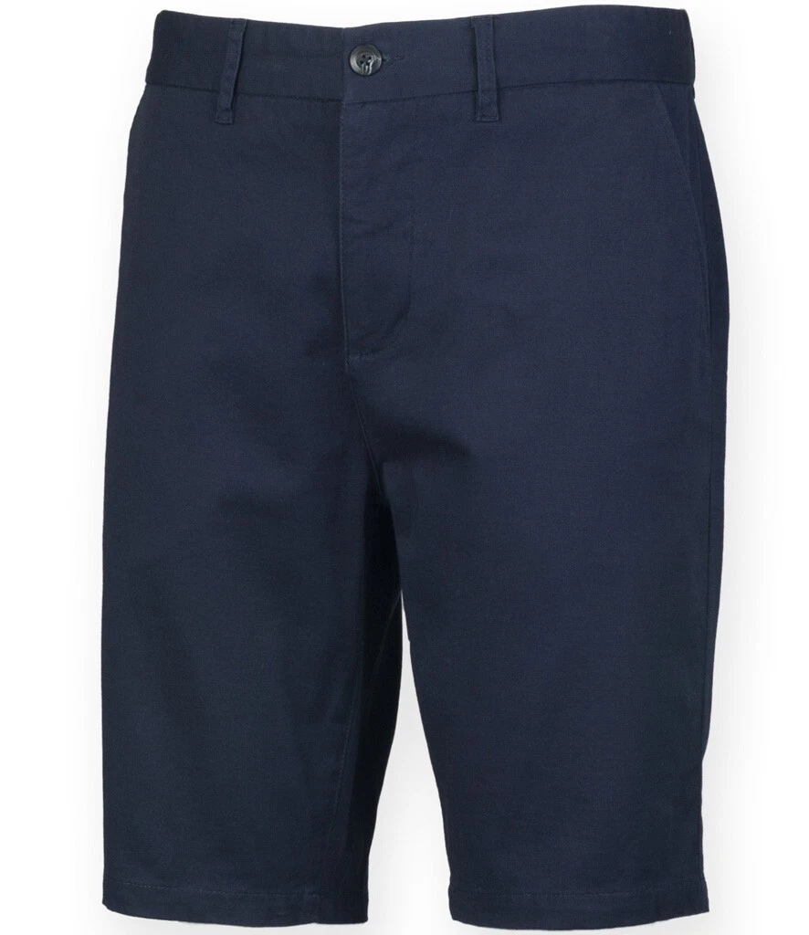 Front Row Stretch Chino Shorts Navy Size 28" Waist FR605