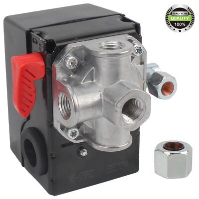 #ad 5140112 24 Porter Cable Air Compressor Pressure Switch 175 145 PSI USA Ship new $30.99