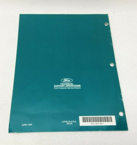 1995 98 Ford 3RD Quarter Workshop Repair Process Improvement Procedures Book #F4 - Bild 3 von 4