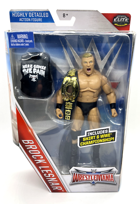 WWE Elite Wrestlemania 32 Brock Lesnar Figure WM 20 WWE