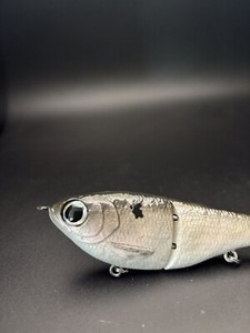 Leurre Souple TYG Silencer Junior Shad Glide – Shimmer Shad 3 Pouces, Blanc, Coulant