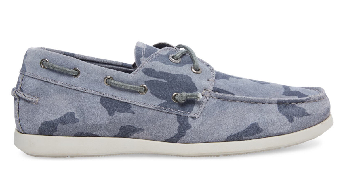 Steve Madden Gametyme Gray Camo Boat Shoes Size 13 Steve Madden Men main image 2