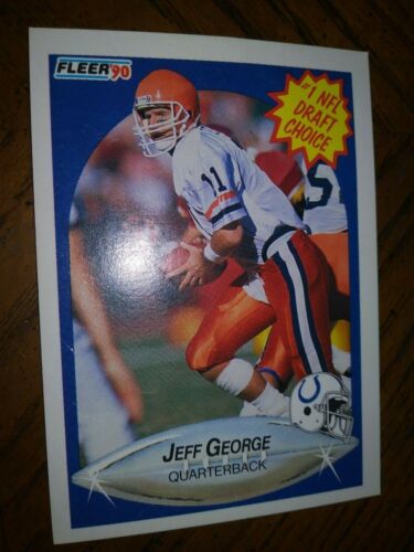 1990 Fleer #1 NFL Draft Choice Jeff George #347 | eBay