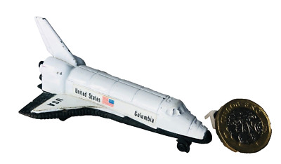 Spielzeugauto Space Shuttle Rakete USA 1981 Bleistiftspitzer Diecast Vintage ra
