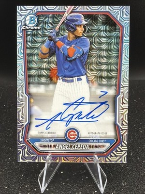 2026 Bowman Chrome MOJO Angel Cepeda AUTOGRAPH Cubs BMA-AC Mega Box