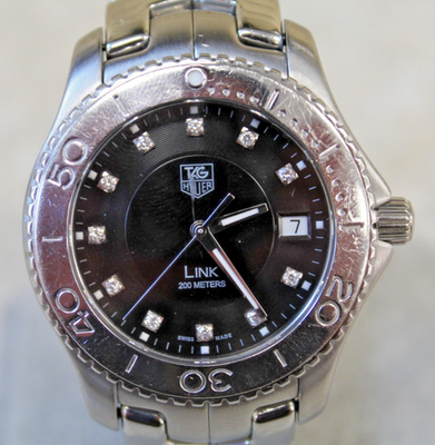 TAG Heuer Link Men's Black Watch - WJ1113-0 for sale online | eBay