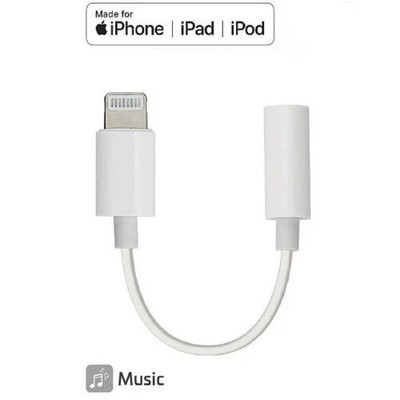 For iPhone Headphone Adapter Jack 3.5mm Aux Cord Dongle