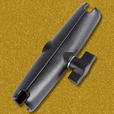 RAM Mounts RAM-B-201U-C Long 5.91" Aluminum Dual Socket Arm for 1" Ball Size