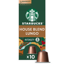 Starbucks by Nespresso Original Line House Blend Medium Roast Nespresso Pods 10