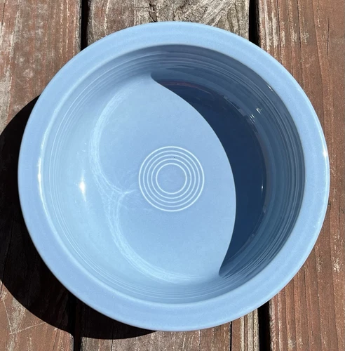Vintage FIESTA Fiestaware Blue Periwinkle 8.25" Width FRUIT BOWL Homer Laughlin