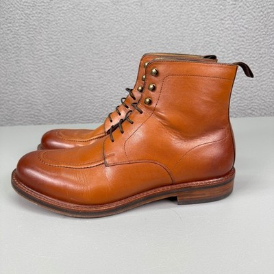 Beckett Simonon Boots Mens 10 Brown Leather Preppy Dress Classic Quiet Luxury