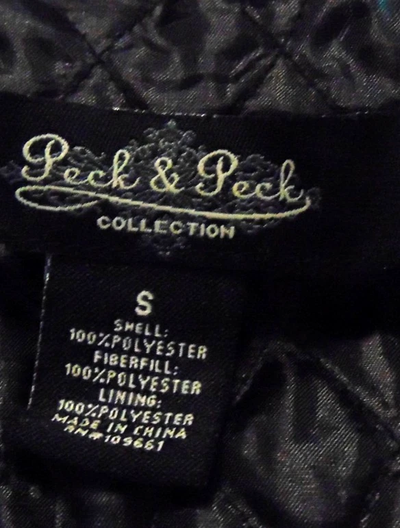 CHAQUETA ABRIGO ROJO ESTAMPADO LEOPARDO/CHETAH ACOLCHADO COLECCIÓN PECK & PECK~S Foto 4 de 4