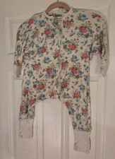 Flying Squirrel Size 12-24 Month Small Pajamas Sleeping Baby Floral Theme