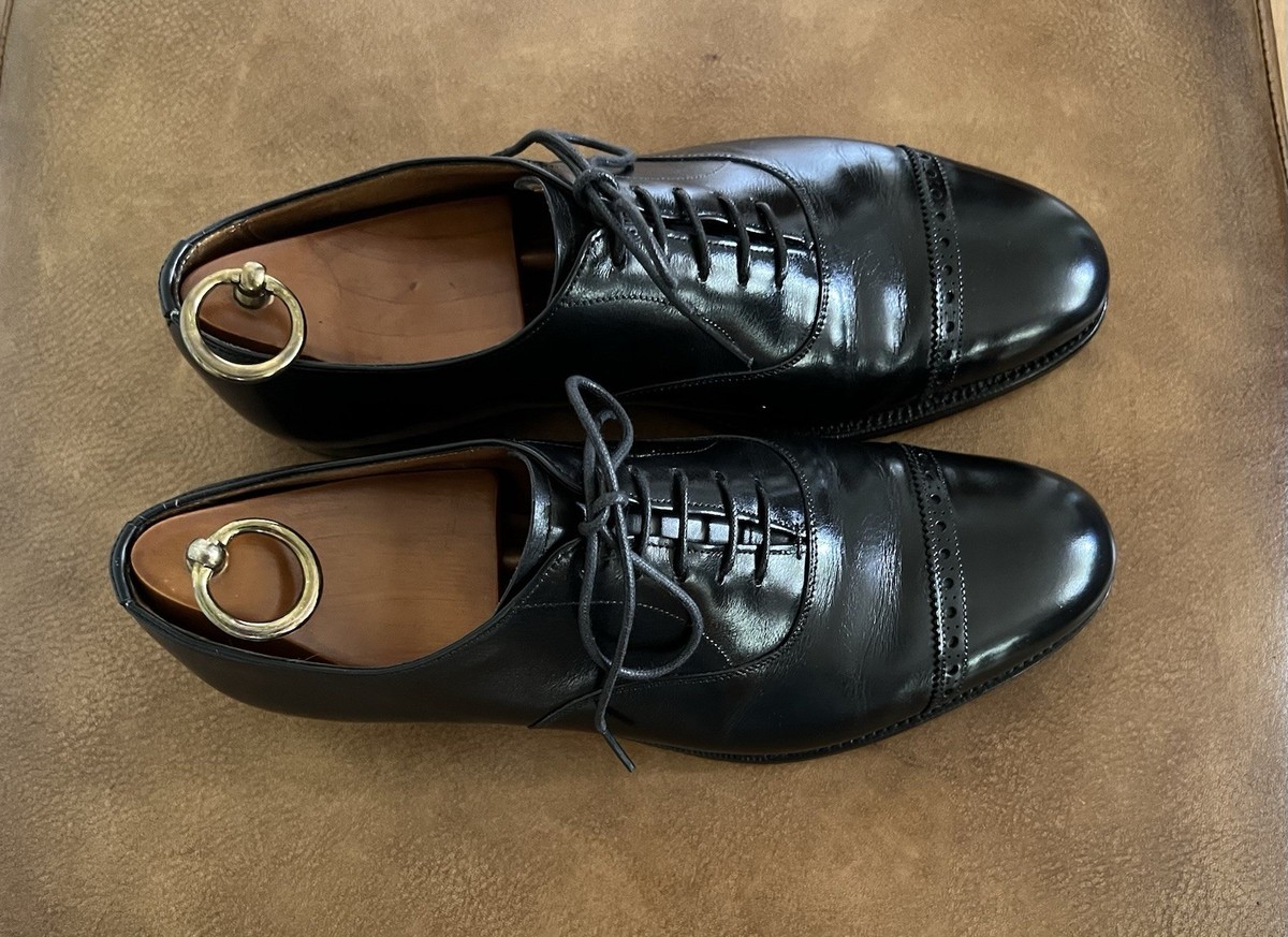 Mens Edward Green black Berkeley Oxford shoes | eBay